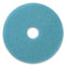 Americo Luster Lite Burnishing Pads, 20" Diameter, Sky Blue, 5/Ct - AMF402120