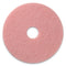 Americo Remover Burnishing Pads, 20" Diameter, Pink, 5/Ct - AMF403420