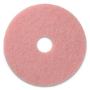 Americo Remover Burnishing Pads, 27" Diameter, Pink, 2/Ct - AMF403427