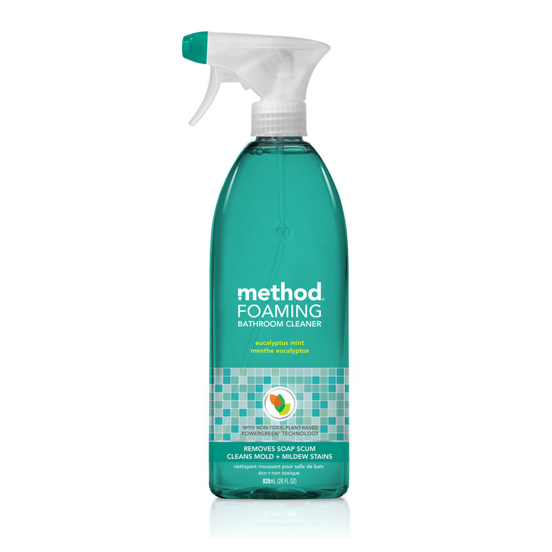 Method Tub 'N Tile Bathroom Cleaner, Eucalyptus Mint Scent, 28 Oz Bottle, 8/Carton - MTH01656