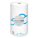 Papernet Heavenly Soft Paper Towel, 11" X 167 Ft, White, 12 Rolls/Carton - SOD410134