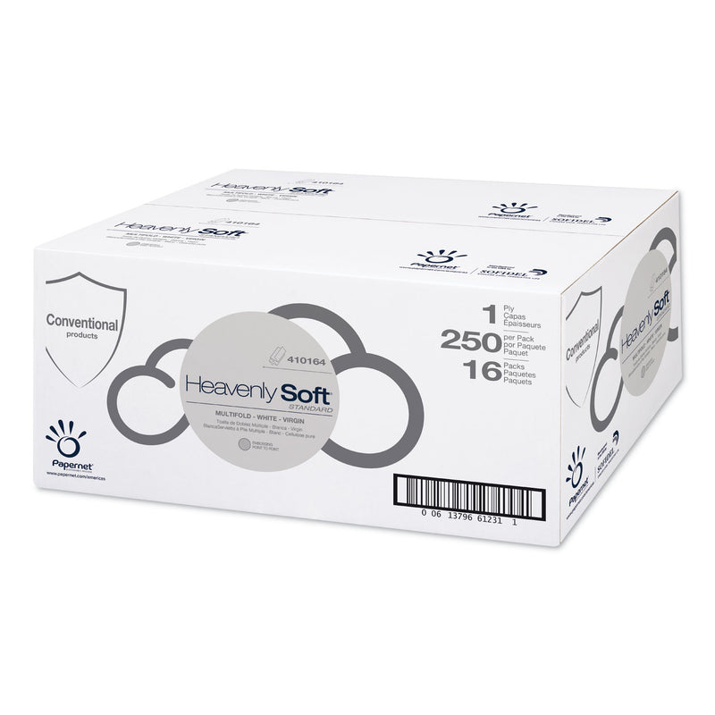Papernet Heavenly Soft Paper Towel, 4.5" X 9.5", White, 16 Packs/Carton - SOD410164