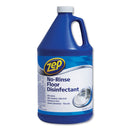 Zep No-Rinse Floor Disinfectant, Pleasant Scent, 1 Gal, 4/Carton - ZPEZUNRS128CT
