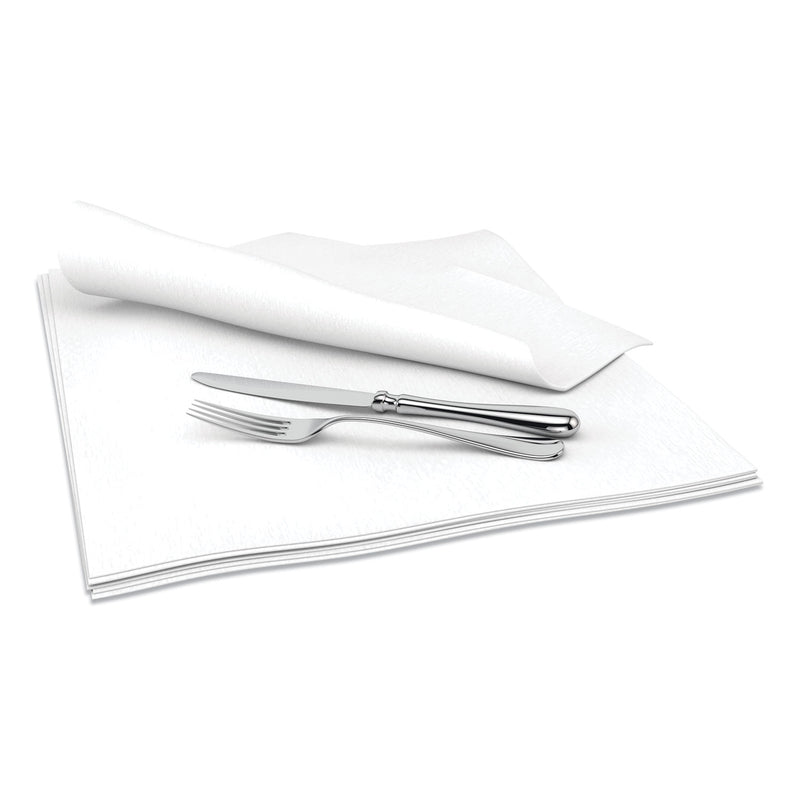 Cascades Select Dinner Napkins, 1-Ply, 15" X 15", White, 1000/Carton - CSDN692