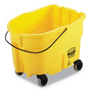 Rubbermaid Wavebrake 2.0 Bucket, 26 Qt, Plastic, Yellow - RCPFG747000YEL