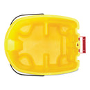 Rubbermaid Wavebrake 2.0 Bucket, 8.75 Gal, Plastic, Yellow - RCPFG757088YEL