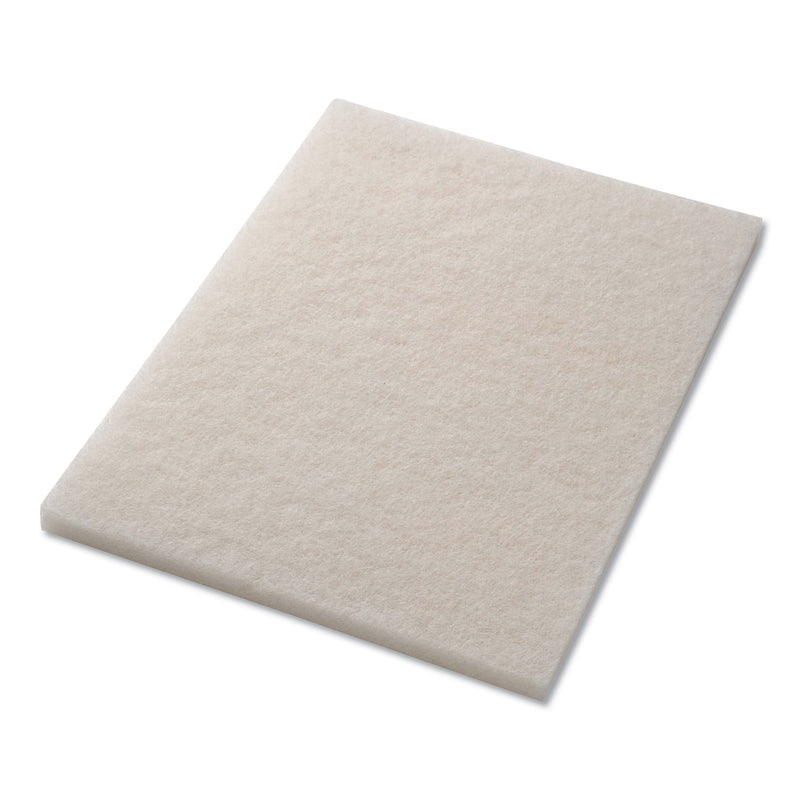 Americo Polishing Pads, 14" X 28", White, 5/Carton - AMF40121428