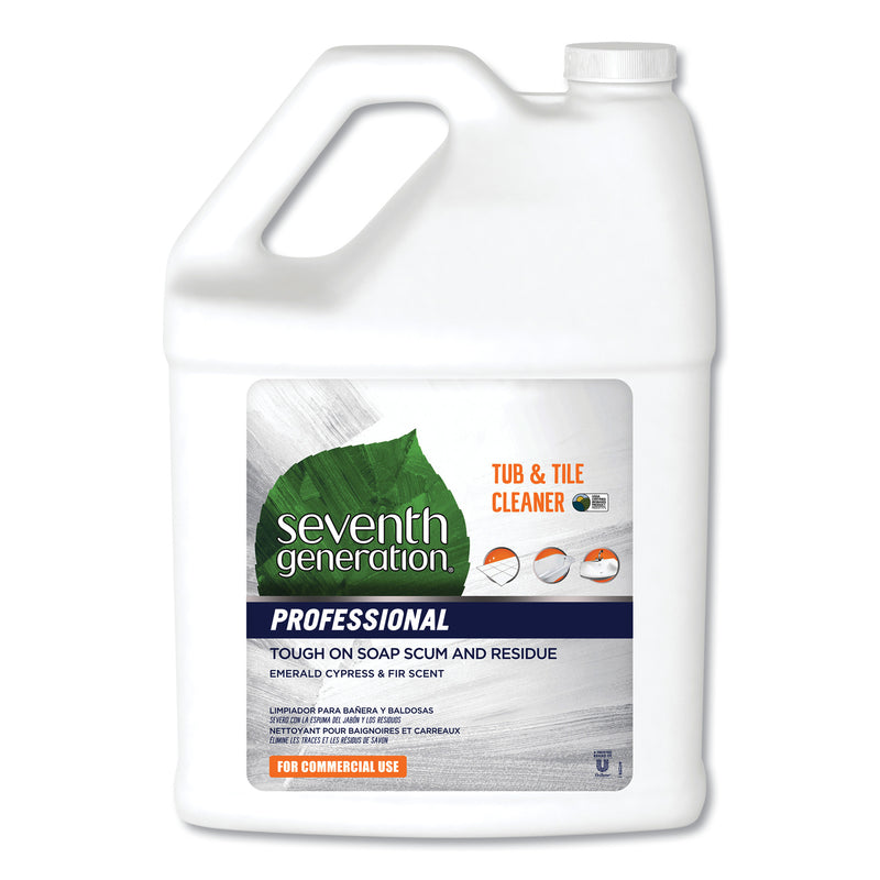 Seventh Generation Tub And Tile Cleaner, Emerald Cypress And Fir, 1 Gal - SEV44722EA