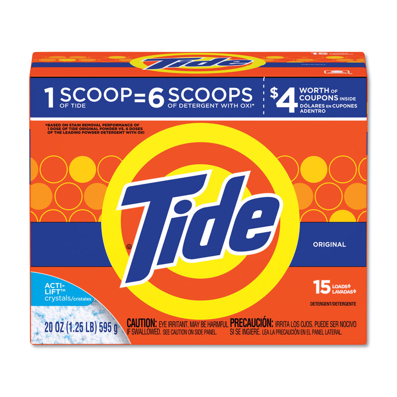 Tide Powder Laundry Detergent, Original Scent, 20 Oz Box, 6/Carton - PGC81244