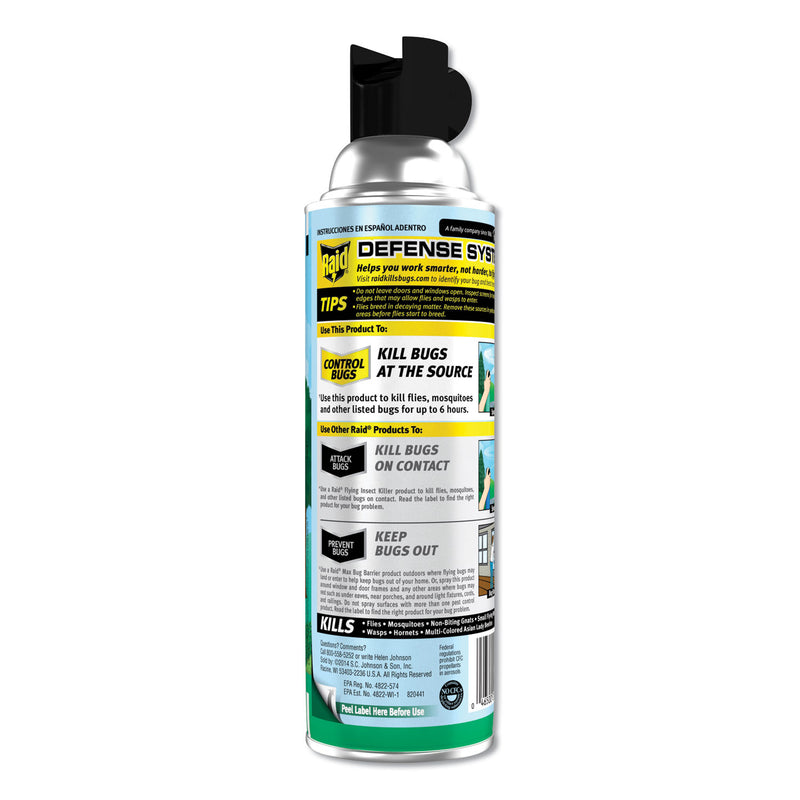 Raid Yard Guard Fogger, 16 Oz, Aerosol, 12/Carton - SJN617825