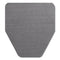 Tolco Komodo Urinal Mat, 18 X 20, Gray, 6/Carton - TOC220209