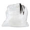 Inteplast Draw-Tuff Institutional Draw-Tape Can Liners, 55 Gal, 1.9 Mil, 42.5" X 35.5", Natural, 50/Carton - IBSDT55DRUM