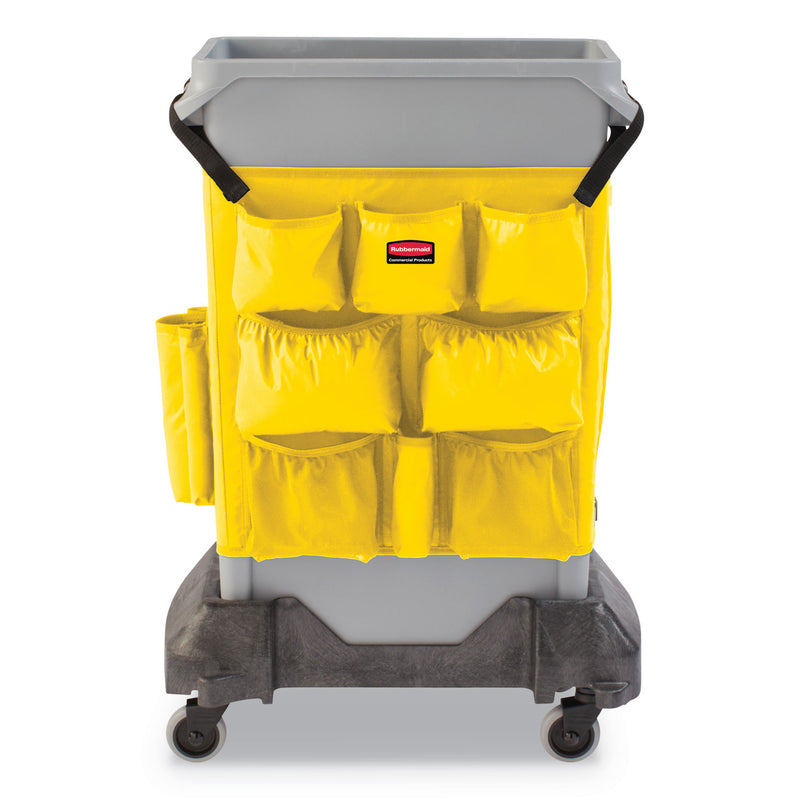 Rubbermaid Slim Jim Caddy Bag, 19 Compartments, 10.25W X 19H, Yellow - RCP2032951