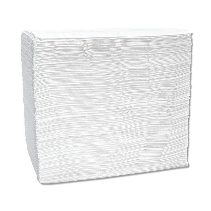Cascades Signature Airlaid Dinner Napkins/Guest Hand Towels, 12 X 16 3/4, White, 500/Ct - CSDN691