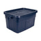 Rubbermaid Roughneck Storage Box, 15 7/8W X 23 7/8D X 12 1/4H, Dark Indigo Metallic - UNXRMRT140008