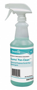 Diversey Clear Plastic Trigger Spray Bottle, 32 oz., 12 PK - 95007826