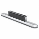 Quartet Felt Dry Erase 2-in-1 Eraser, 13 3/8 inW, Black/Silver - 85370