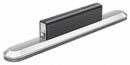 Quartet Felt Dry Erase 2-in-1 Eraser, 13 3/8 inW, Black/Silver - 85370