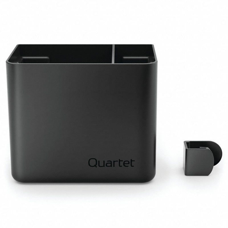 Quartet Plastic Accessory Storage Cup, 5 inW, Black - 85374