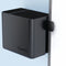Quartet Plastic Accessory Storage Cup, 5 inW, Black - 85374
