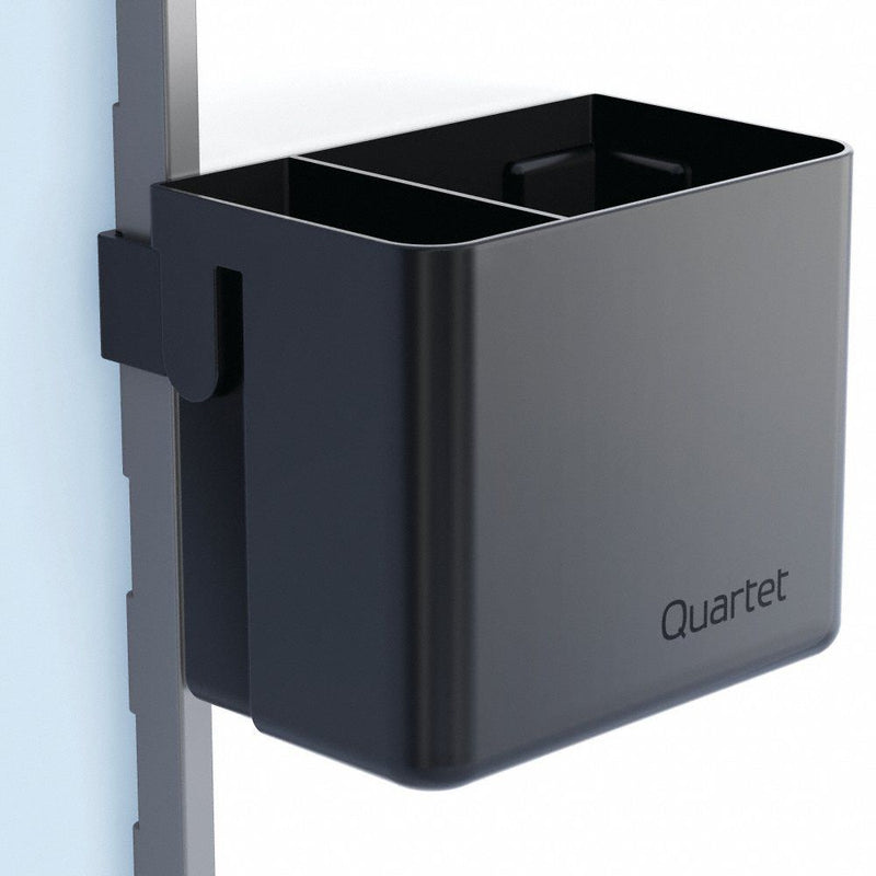 Quartet Plastic Accessory Storage Cup, 5 inW, Black - 85374