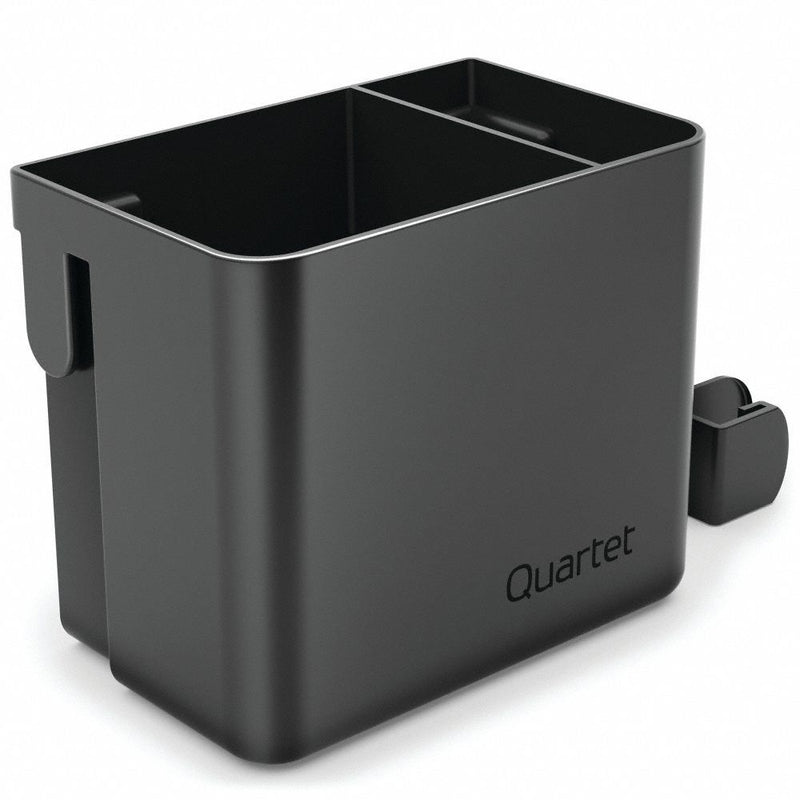 Quartet Plastic Accessory Storage Cup, 5 inW, Black - 85374