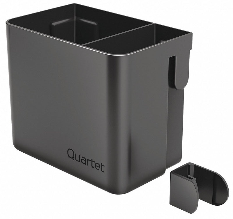 Quartet Plastic Accessory Storage Cup, 5 inW, Black - 85374