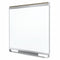 Quartet Cork Bulletin Bar, 48 inD x 48 inW, Brown/Silver - 85380