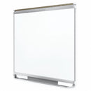 Quartet Cork Bulletin Bar, 72 inD x 72 inW, Brown/Silver - 85384