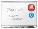 Quartet Gloss-Finish Porcelain Dry Erase Board, Wall Mounted, 48"H x 72"W, White - P557AP2