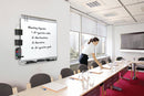 Quartet Gloss-Finish Porcelain Dry Erase Board, Wall Mounted, 48 inH x 96 inW, White - P558AP2