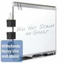 Quartet Gloss-Finish Porcelain Dry Erase Board, Wall Mounted, 48 inH x 96 inW, White - P558AP2