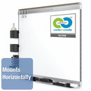 Quartet Gloss-Finish Porcelain Dry Erase Board, Wall Mounted, 48 inH x 96 inW, White - P558AP2