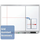 Quartet Gloss-Finish Porcelain Dry Erase Board, Wall Mounted, 48 inH x 96 inW, White - P558AP2
