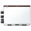 Quartet Gloss-Finish Porcelain Dry Erase Board, Wall Mounted, 24"H x 36"W, White - P553MP2