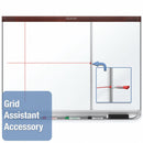 Quartet Gloss-Finish Porcelain Dry Erase Board, Wall Mounted, 24"H x 36"W, White - P553MP2