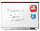 Quartet Gloss-Finish Porcelain Dry Erase Board, Wall Mounted, 24"H x 36"W, White - P553MP2