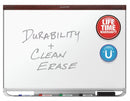 Quartet Gloss-Finish Porcelain Dry Erase Board, Wall Mounted, 36"H x 48"W, White - P554MP2