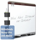 Quartet Gloss-Finish Porcelain Dry Erase Board, Wall Mounted, 36"H x 48"W, White - P554MP2
