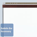 Quartet Gloss-Finish Porcelain Dry Erase Board, Wall Mounted, 36"H x 48"W, White - P554MP2