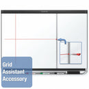 Quartet Gloss-Finish Porcelain Dry Erase Board, Wall Mounted, 48"H x 72"W, White - P557BP2