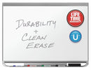 Quartet Gloss-Finish Porcelain Dry Erase Board, Wall Mounted, 36"H x 48"W, White - P554GP2