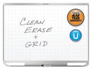 Quartet Gloss-Finish Steel Dry Erase Board, Wall Mounted, 36 inH x 48 inW, White - TEM544A