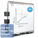 Quartet Gloss-Finish Steel Dry Erase Board, Wall Mounted, 36 inH x 48 inW, White - TEM544A