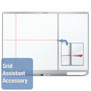 Quartet Gloss-Finish Steel Dry Erase Board, Wall Mounted, 36 inH x 48 inW, White - TEM544A