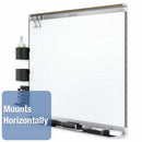 Quartet Gloss-Finish Steel Dry Erase Board, Wall Mounted, 48"H x 72"W, White - TEM547A