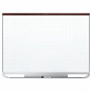 Quartet Gloss-Finish Steel Dry Erase Board, Wall Mounted, 36"H x 48"W, White - TEM544M