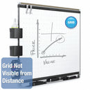 Quartet Gloss-Finish Steel Dry Erase Board, Wall Mounted, 36 inH x 48 inW, White - TEM544B