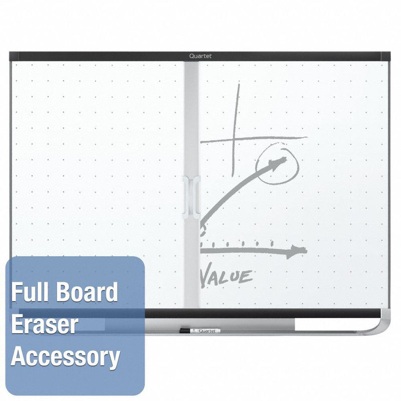 Quartet Gloss-Finish Steel Dry Erase Board, Wall Mounted, 36 inH x 48 inW, White - TEM544B