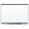 Quartet Gloss-Finish Steel Dry Erase Board, Wall Mounted, 48"H x 72"W, White - TEM547B